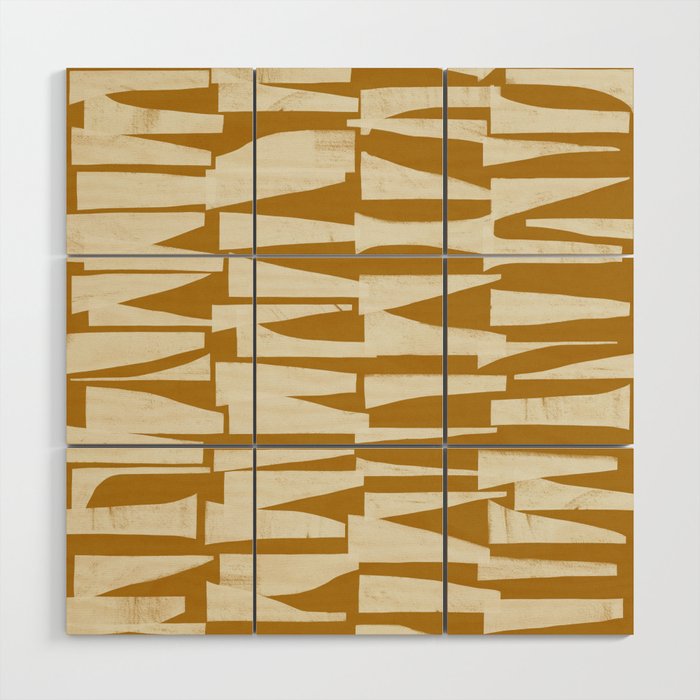 Shapes & Layers #2 Wood Wall Art Gallery Image 1