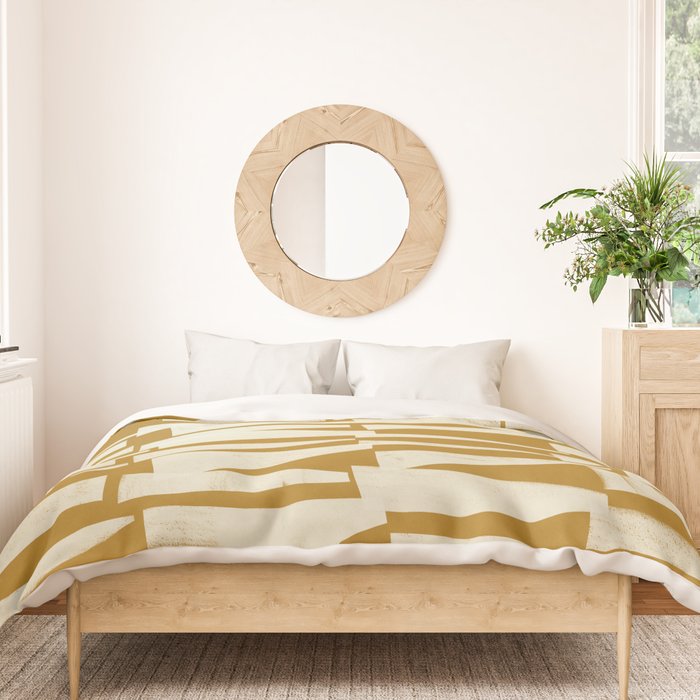 Shapes & Layers #2 Duvet Cover Gallery Image 3