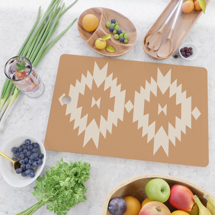 Southwestern Minimalism - Desert Orange Cutting Board Gallery Image 2