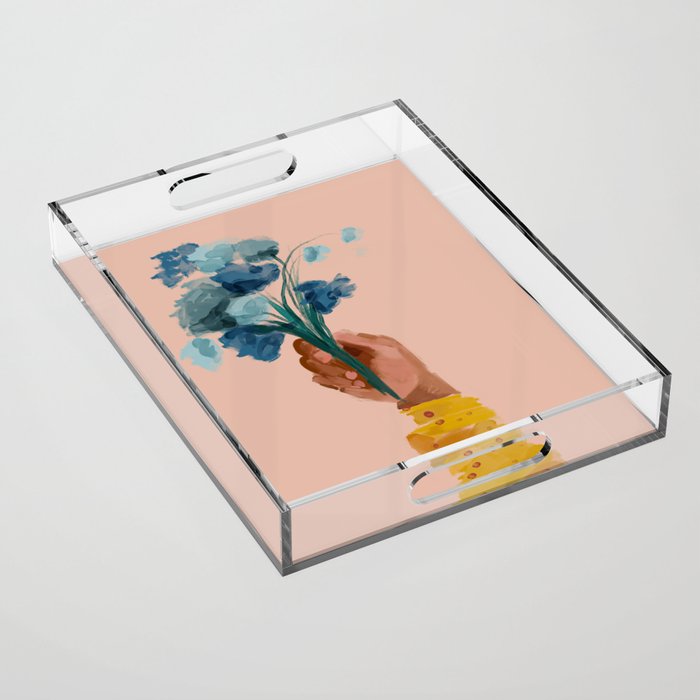 The Floral Feeling Acrylic Tray Gallery Image 1