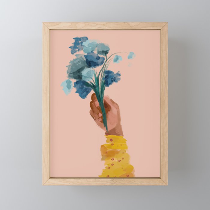 The Floral Feeling Mini Art Print Gallery Image 1
