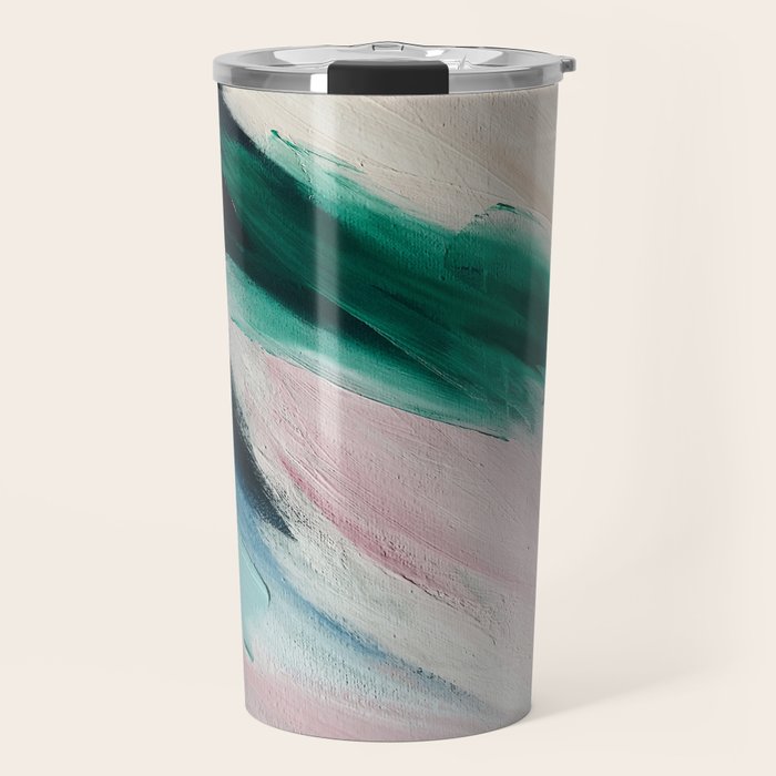 Abstract Oil Painting No. 47 Travel Mug Gallery Image 1