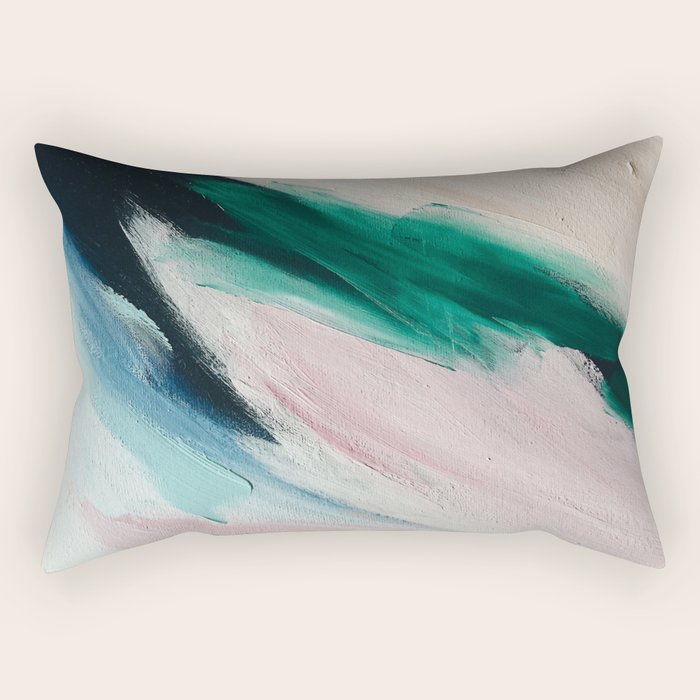 Abstract Oil Painting No. 47 Rectangular Pillow Gallery Image 2