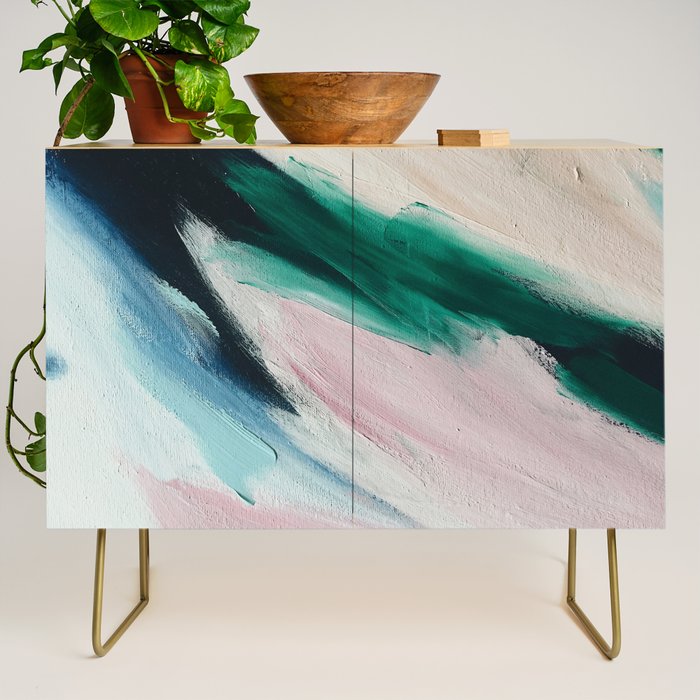 Abstract Oil Painting No. 47 Credenza Gallery Image 1