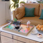 EttaVee Glass Flower No.1 Serving Tray Gallery Image 2