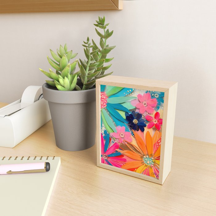 EttaVee Glass Flower No.1 Mini Art Print Gallery Image 2