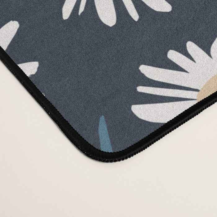 Daisy Florals on Navy Desk Mat Gallery Image 4