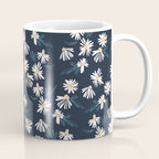 Daisy Florals on Navy Coffee Mug Gallery Image 1