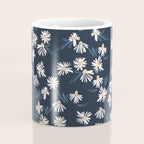 Daisy Florals on Navy Coffee Mug Gallery Image 4