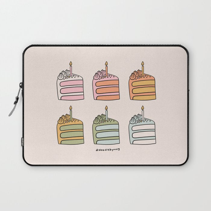 Rainbow Slice of Cake Laptop Sleeve Gallery Image 1