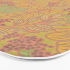 Autumn Leaves and Berries in Golds Bath Mat Gallery Image 3