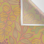 Autumn Leaves and Berries in Golds Wall Tapestry Gallery Image 3