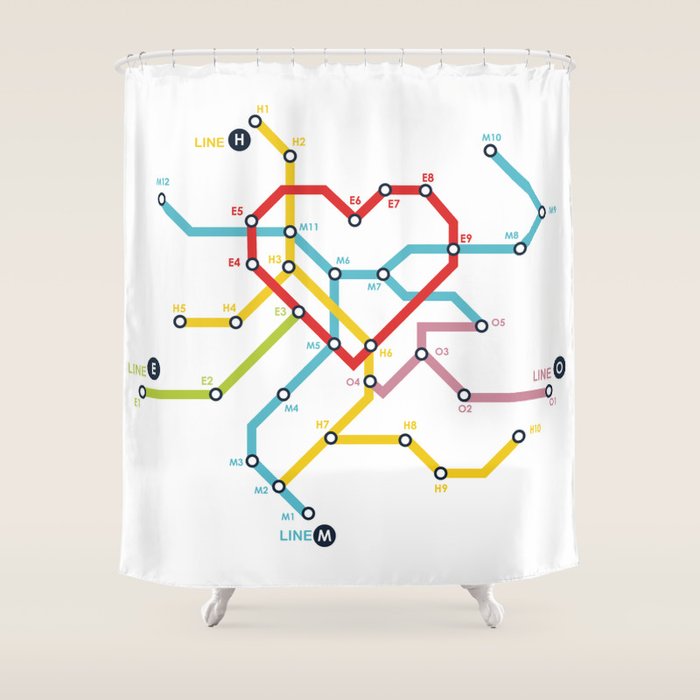 Home Where The Heart Is Shower Curtain Gallery Image 1