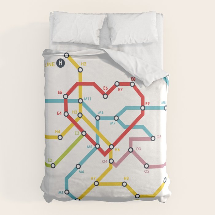 Home Where The Heart Is Duvet Cover Gallery Image 1