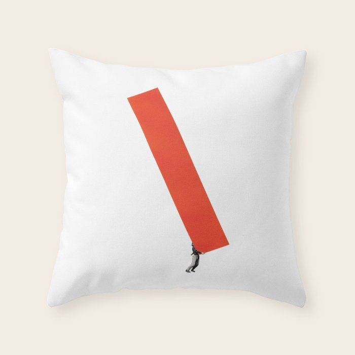 Heavy Construction Throw Pillow Gallery Image 6