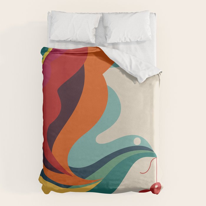 Love Message Duvet Cover Gallery Image 1