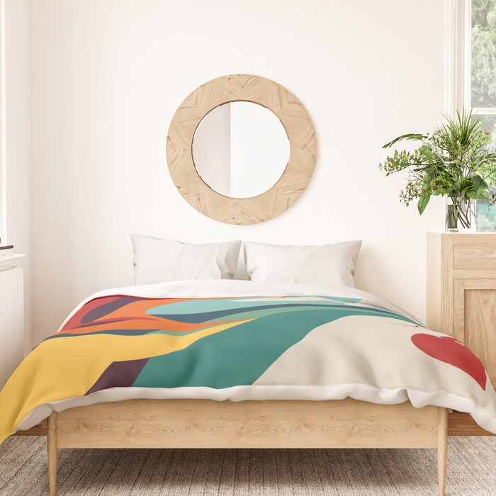Love Message Duvet Cover Gallery Image 3