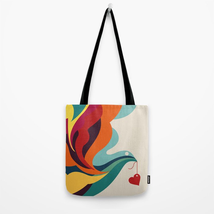 Love Message Tote Bag Gallery Image 2