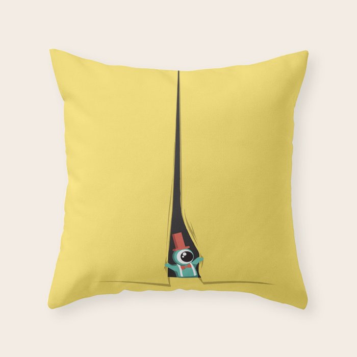 Peek show! Throw Pillow Gallery Image 6