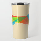 Fractal Geometric Dog Travel Mug Gallery Image 1