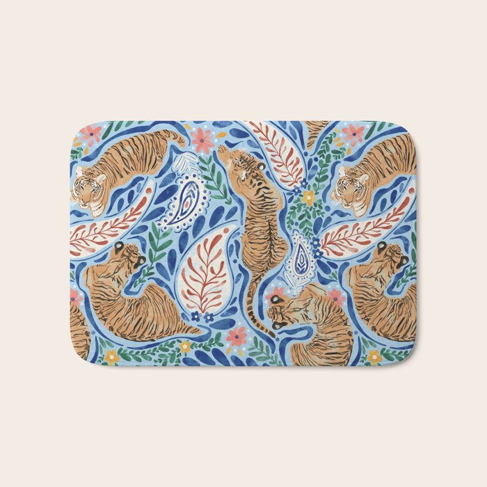 Blue Safari Adventure Bath Mat Gallery Image 1