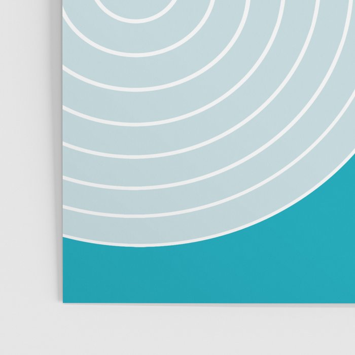 Two Tone Line Curvature IV Poster Gallery Image 3