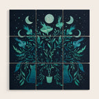 Potted Plant Wood Wall Art Gallery Image 1