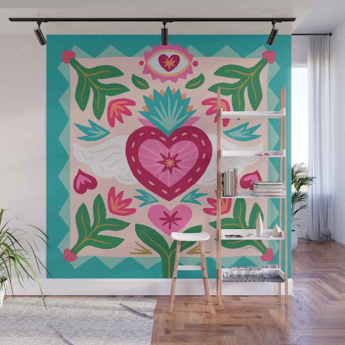 Love Grows Wall Mural Gallery Image 1