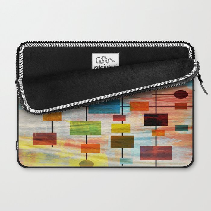 Mid-Century Modern Art 1.3 -  Graffiti Style Laptop Sleeve Gallery Image 2
