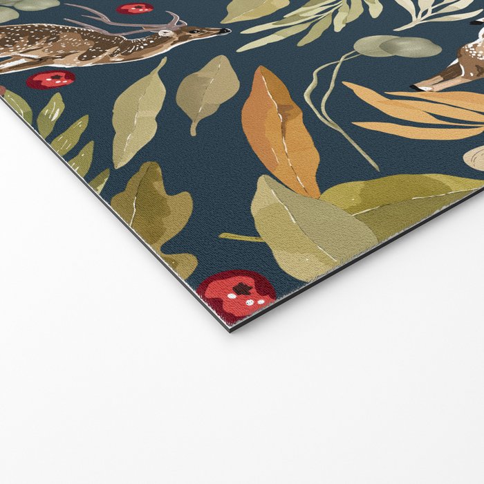 Deer in a wild nature forest DD Welcome Mat Gallery Image 2