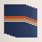 Minimal Orange Abstract Retro Racing Stripes 70s Style - Bluesane Wrapping Paper Gallery Image 3