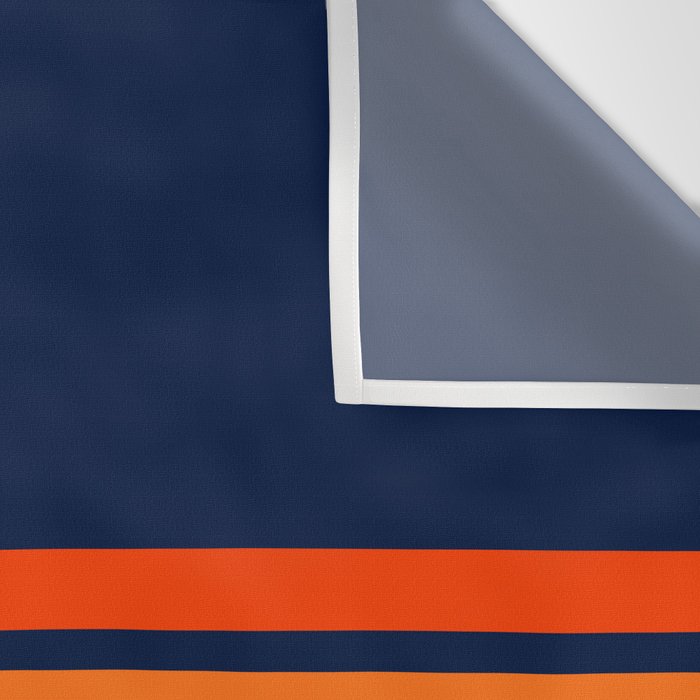 Minimal Orange Abstract Retro Racing Stripes 70s Style - Bluesane Wall Tapestry Gallery Image 3