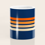 Minimal Orange Abstract Retro Racing Stripes 70s Style - Bluesane Coffee Mug Gallery Image 4