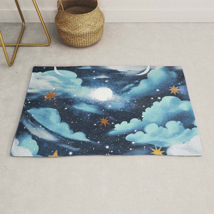 Moonlit Cloud Fantasy A Rug Gallery Image 1