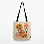 Porcelain Cat - 70s Palette Tote Bag Gallery Image 2