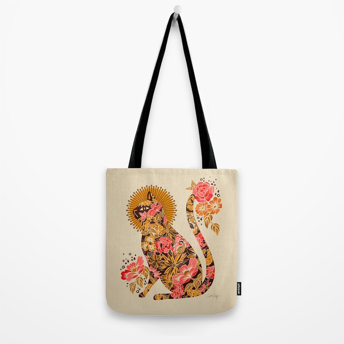 Porcelain Cat - 70s Palette Tote Bag Gallery Image 2