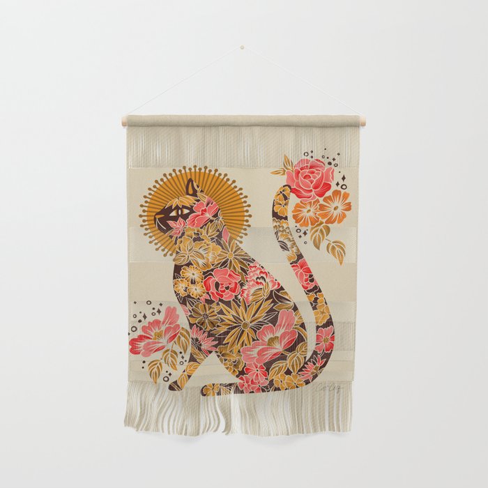 Porcelain Cat - 70s Palette Wall Hanging Gallery Image 1