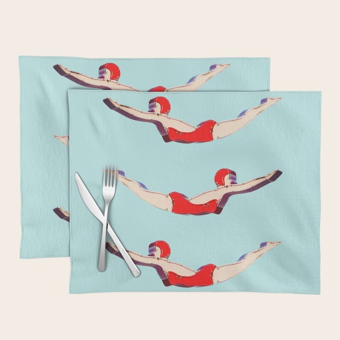 Swimmer Girls Placemat Gallery Image 1