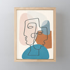 Abstract Profiles 01 Mini Art Print Gallery Image 1