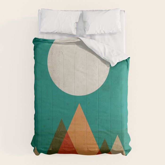 Full moon over Sahara desert Comforter Gallery Image 6