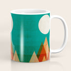 Full moon over Sahara desert Coffee Mug Gallery Image 1