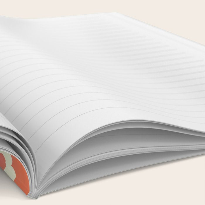 Ombre Rainbow Daisy Pattern Notebook Gallery Image 2