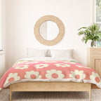 Ombre Rainbow Daisy Pattern Duvet Cover Gallery Image 3