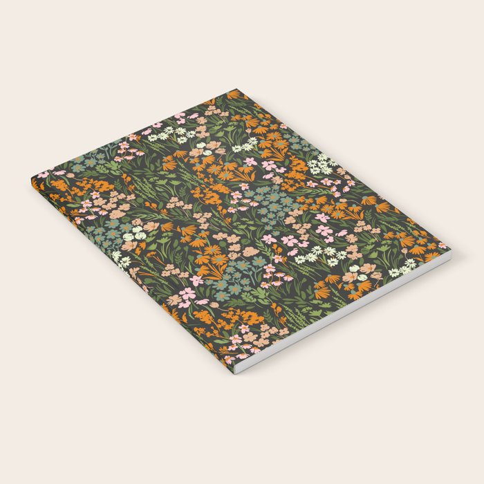 Night in the flowered meadow Notebook Gallery Image 1
