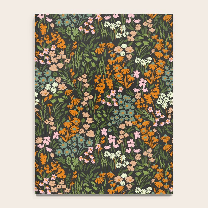 Night in the flowered meadow Notebook Gallery Image 4