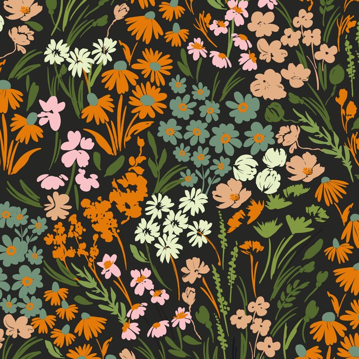 Night in the flowered meadow Coffee Mug Gallery Image 2