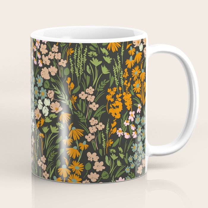 Night in the flowered meadow Coffee Mug Gallery Image 1