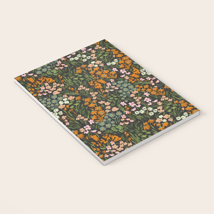 Night in the flowered meadow Notebook Gallery Image 3