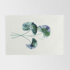 Water lily leaves Rug Gallery Image 2