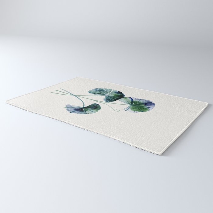 Water lily leaves Rug Gallery Image 3